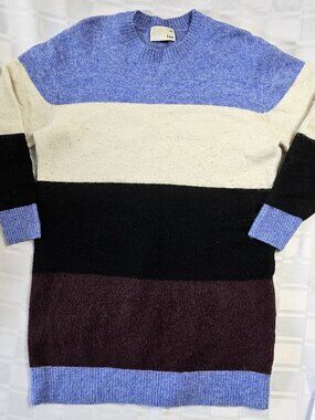 WILFRED FREE WOMEN'S SWEATER "2" MEDIUM SIZE MULTI COLOR WARM WINTER WEAR